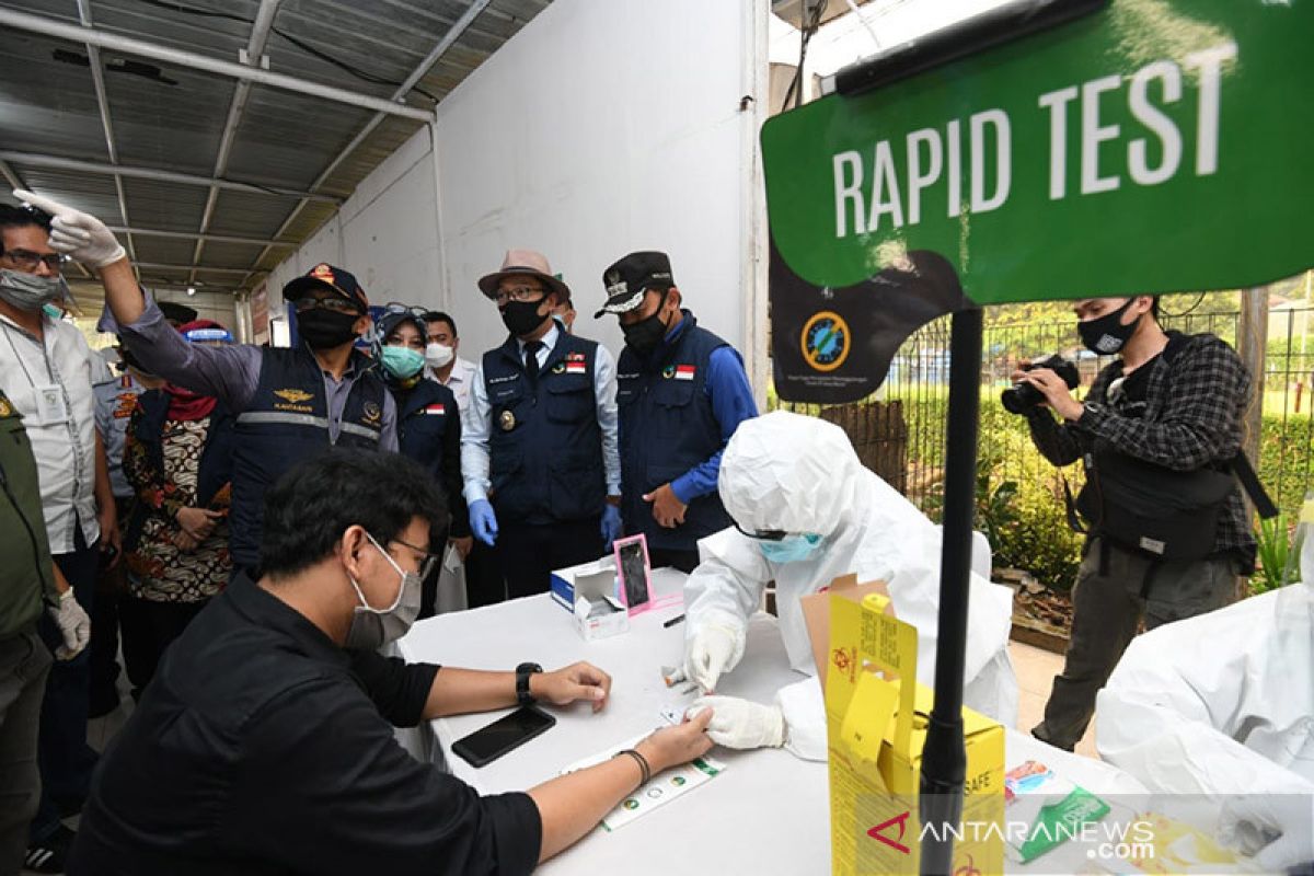 "Rapid test" di Stasiun Bogor-Bojong Gede temukan 15 orang reaktif