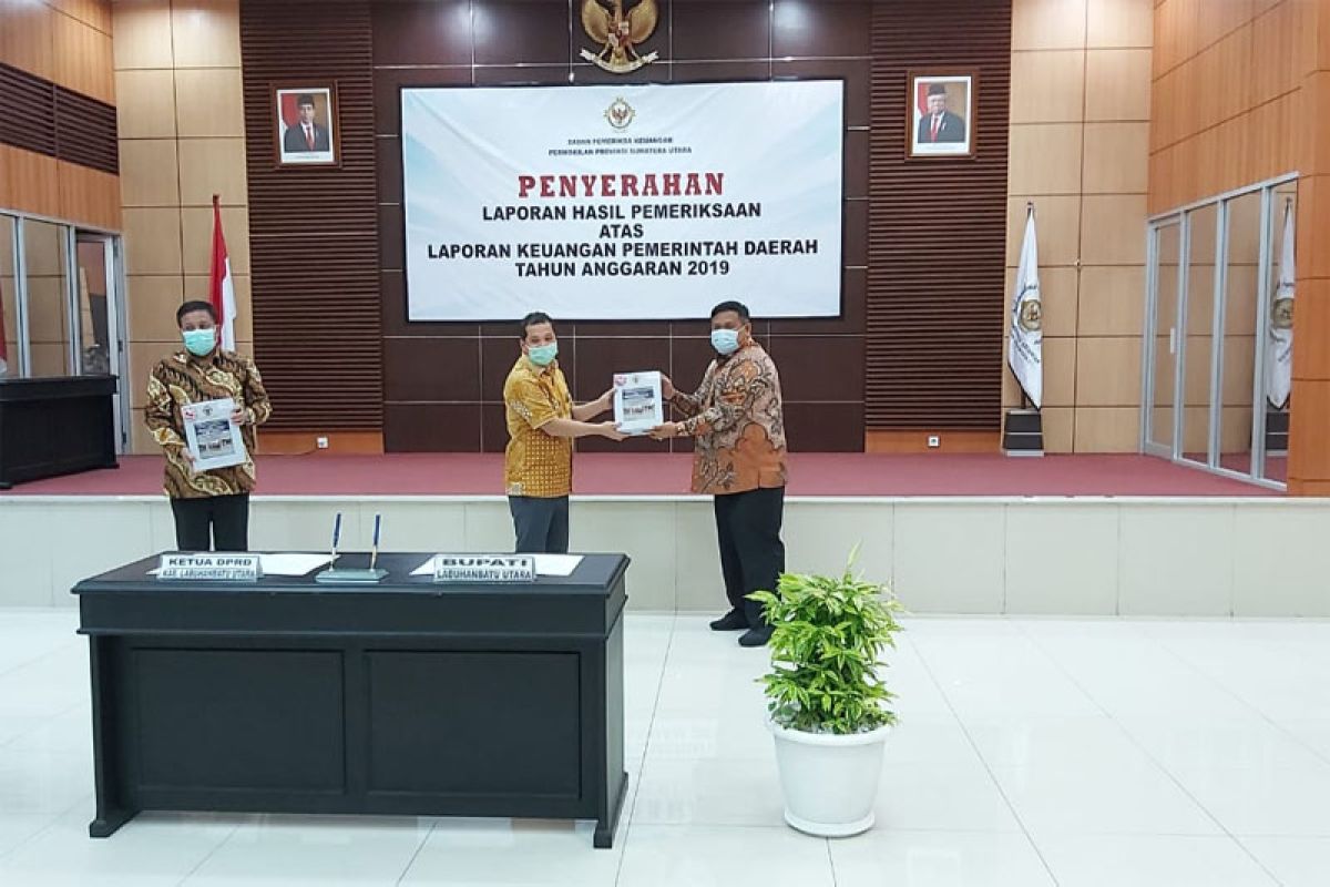 Pemkab Labuhanbatu Utara memperoleh WTP Lima Kali Berturut-turut