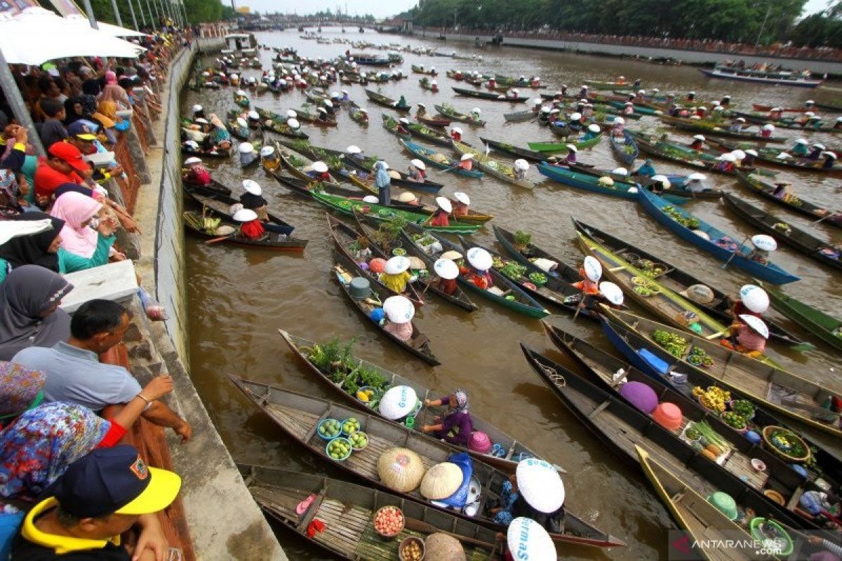 Pasar Terapung di siring Sungai Martapura belum diizinkan buka