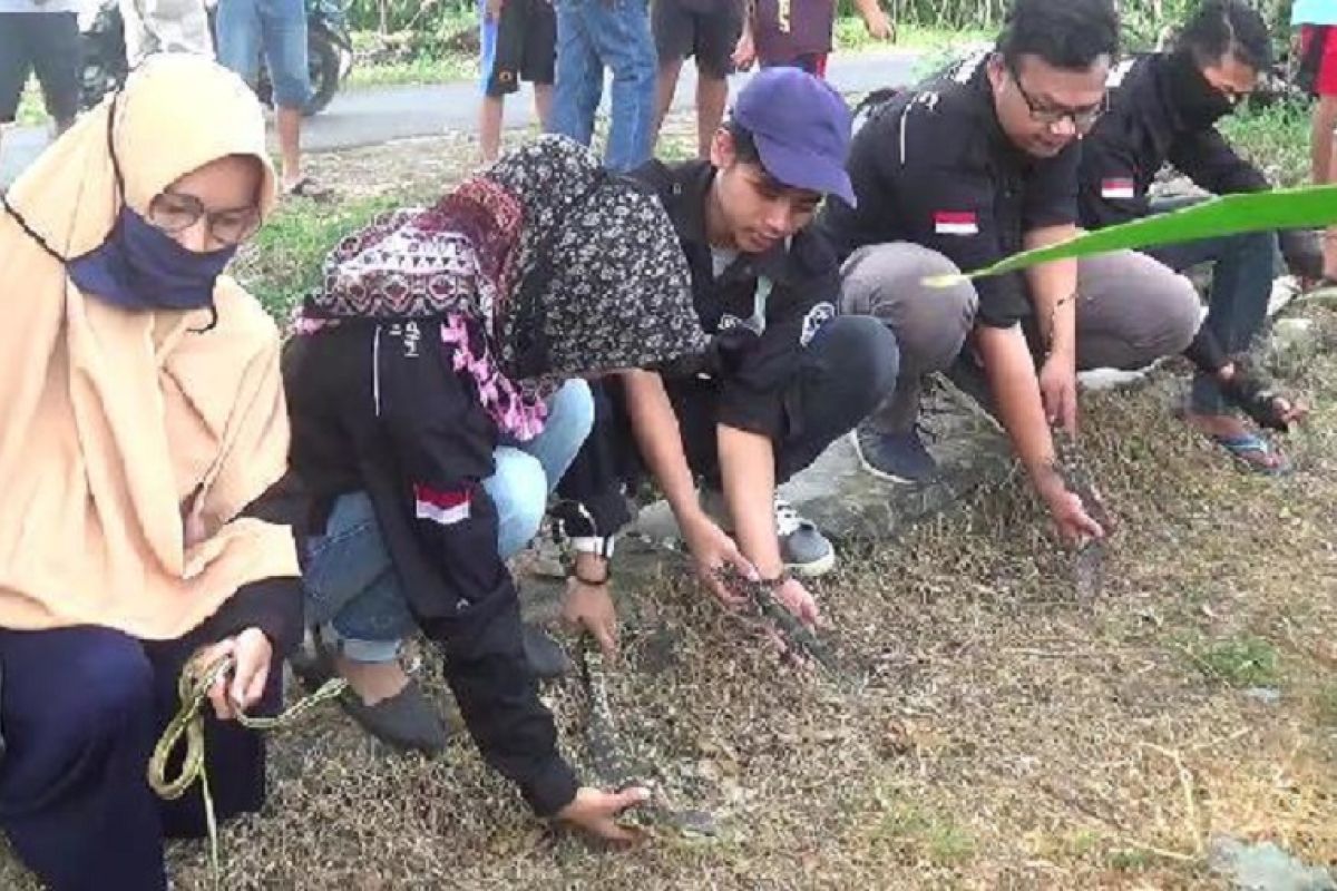 Warga Kabupaten Kediri lepas hewan liar tekan hama