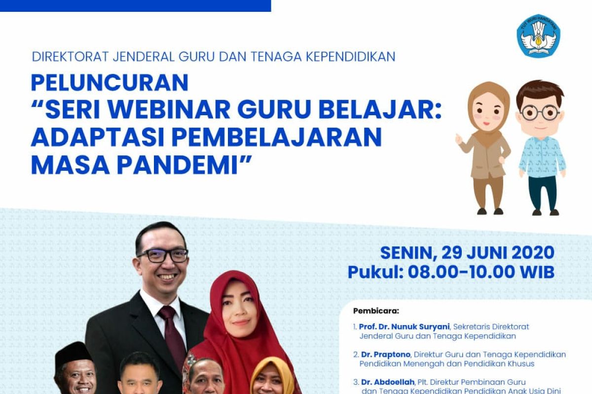 Kemendikbud ajak guru ikuti peluncuran webinar pelatihan