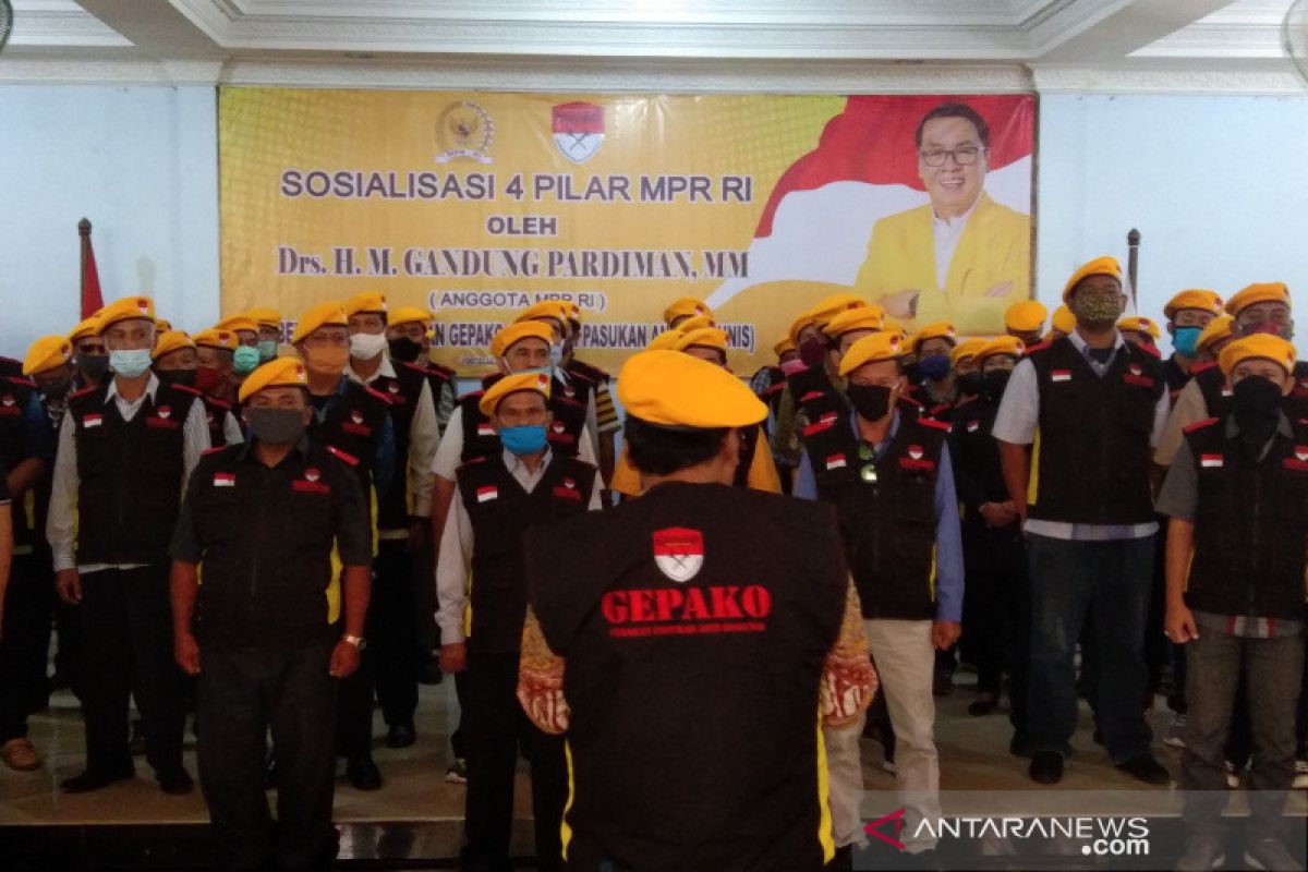 Gerakan Pasukan Antikomunis Yogyakarta mendeklarasikan tolak RUU HIP