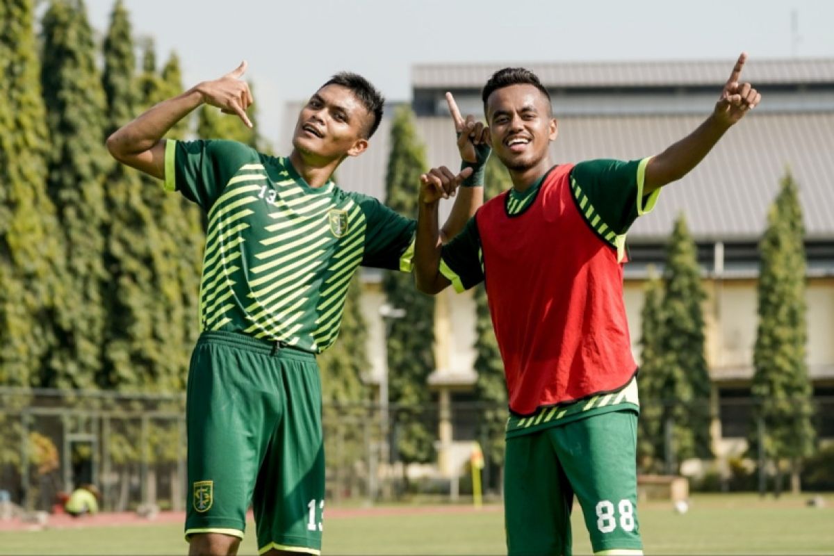 Pemain Persebaya Alwi Slamat kangen canda Cak Ren