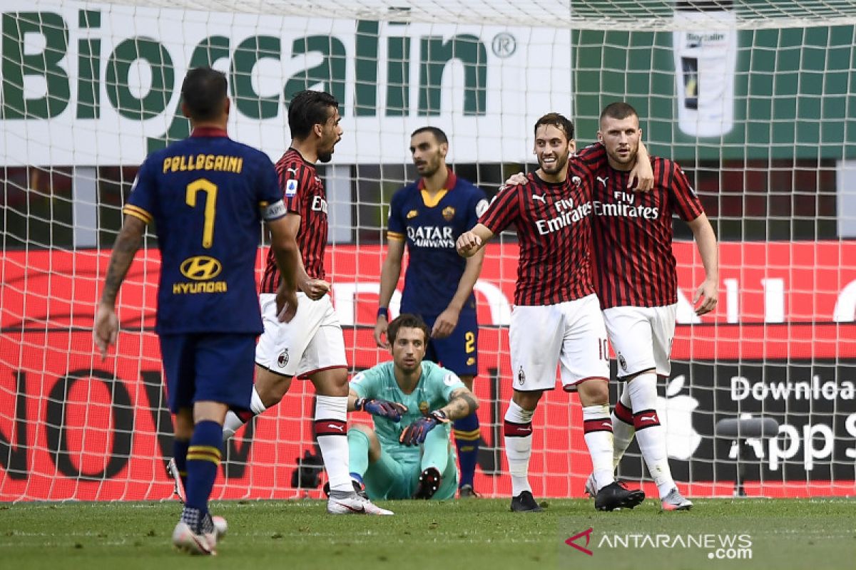 Milan tundukkan Roma 2-0,  buka peluang lolos ke Liga Europa