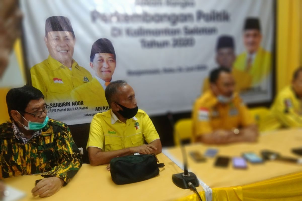 Golkar masih kaji balon bupati dan wabup tanbu kalsel