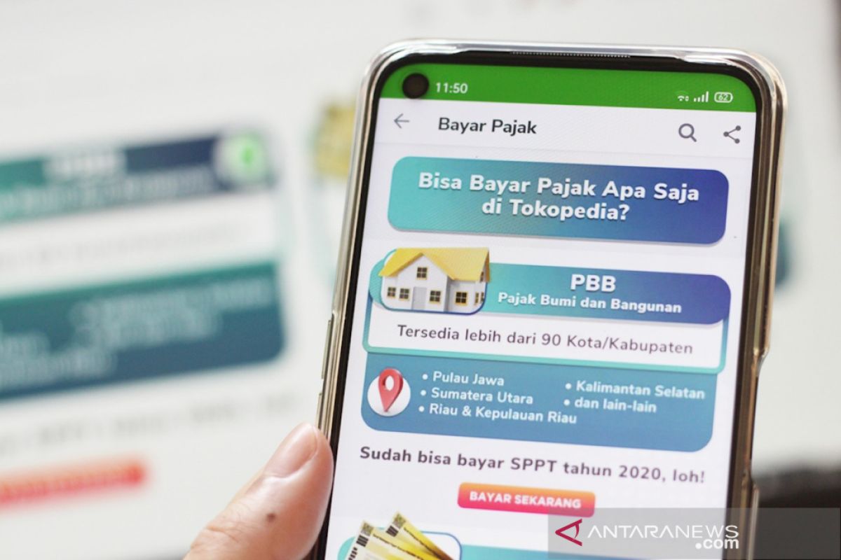 Masyarakat Kalsel kini bisa bayar PBB daring di Tokopedia