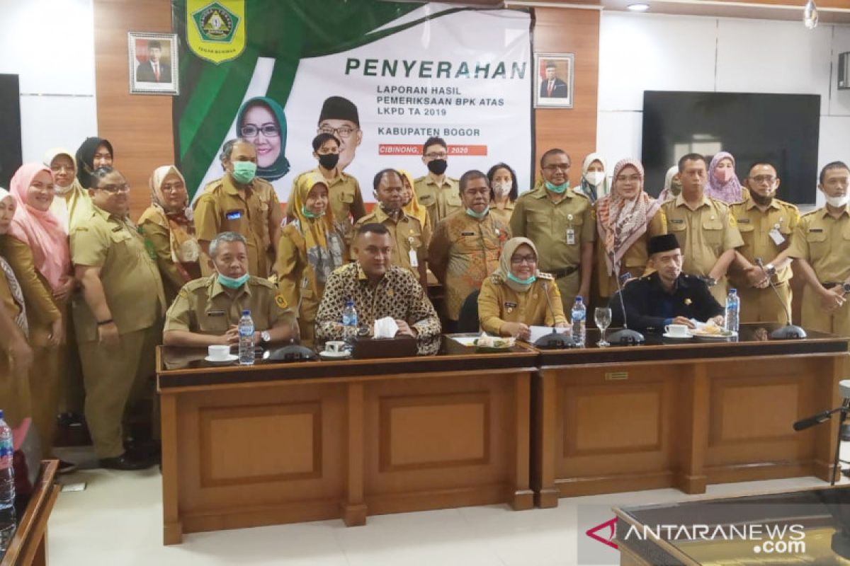 Pemkab Bogor kembali dapat WTP lima kali berturut-turut