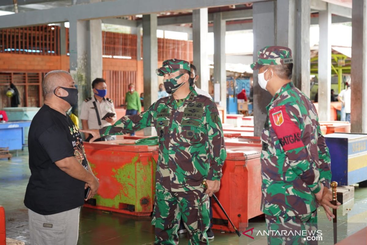 Pangdam XIII/Merdeka tinjau penerapan protokol kesehatan di Gorontalo