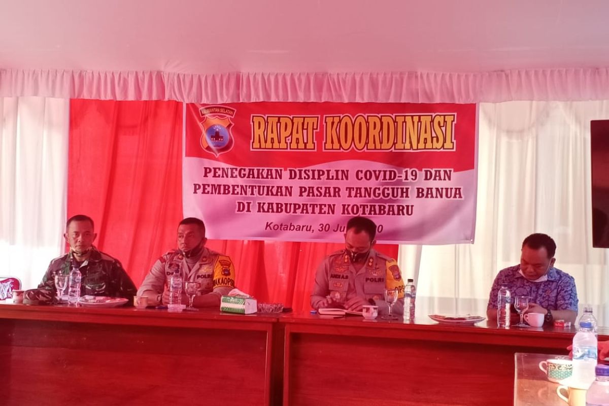 Polres Kotabaru gagas Pasar Tangguh Banua