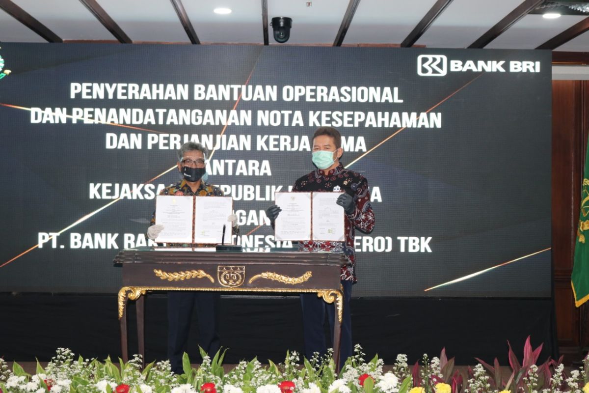 Kejagung MoU BRI wujudkan sistem kelola uang tilang lebih baik