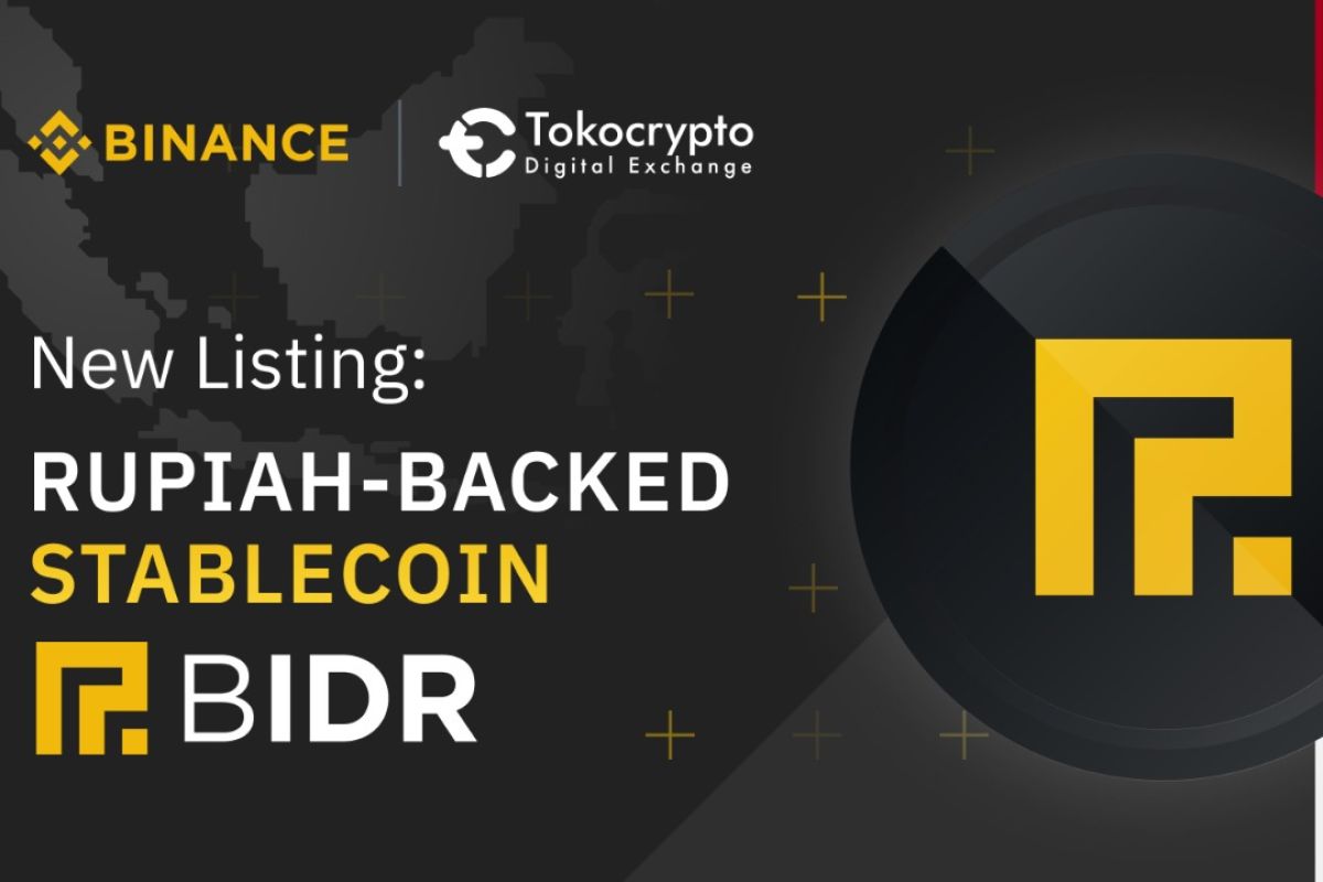 Tokocrypto dan Binance resmi jual "stablecoin" berbasis rupiah