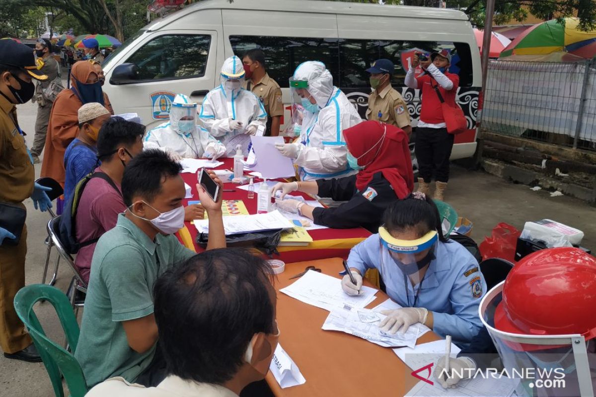 Gugus Tugas: Uji swab massal di Pasar Pandansari Balikpapan akan dilanjutkan