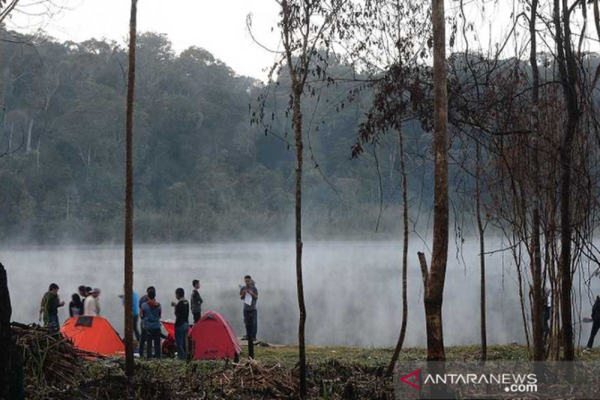 Objek wisata Danau Tambing masih tertutup untuk dikunjungi