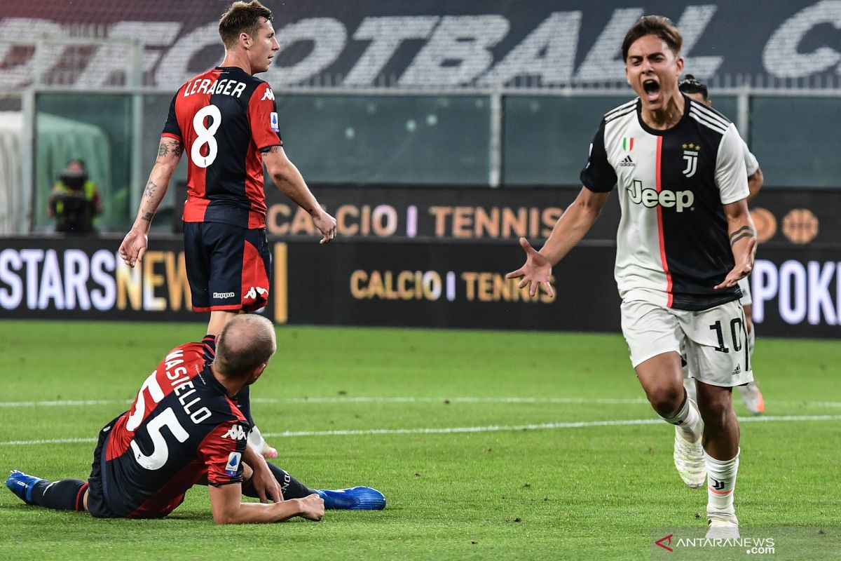 Juve kembali unggul empat poin setelah tundukkan Genoa