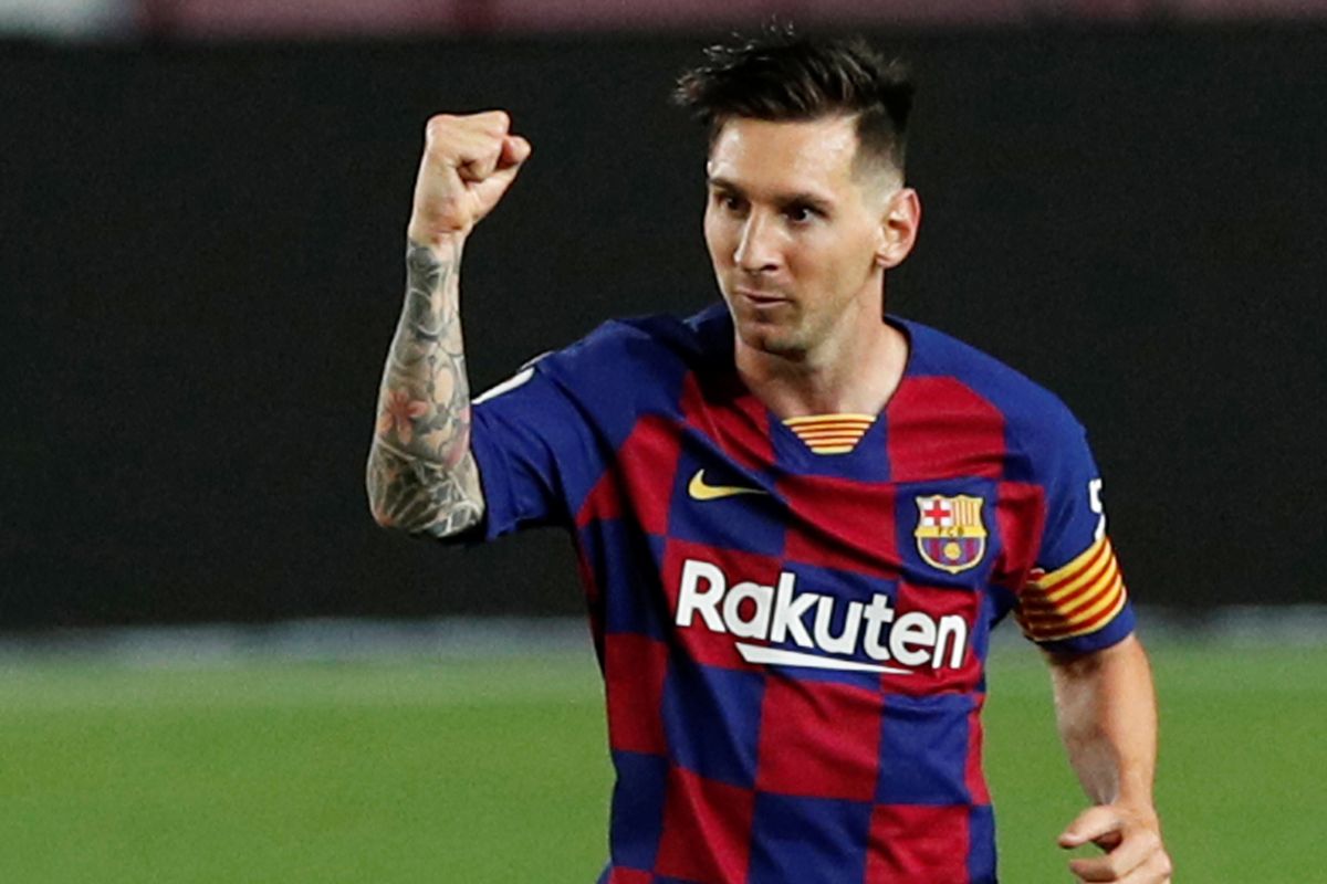 Messi cetak gol ke-700 dari titik penalti ke gawang Atletico Madrid