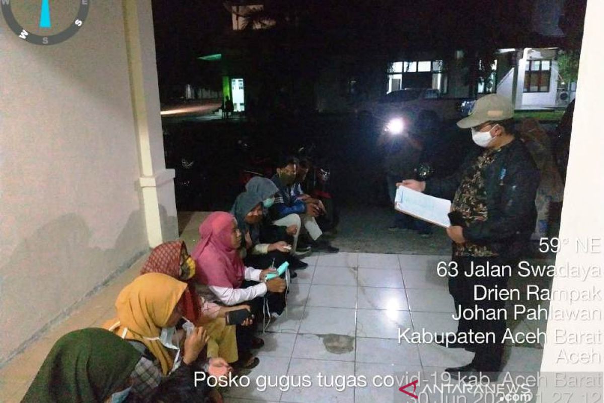Diduga langgar syariat Islam dan protokol kesehatan, sembilan pekerja asal Sumut dipulangkan dari Aceh Barat