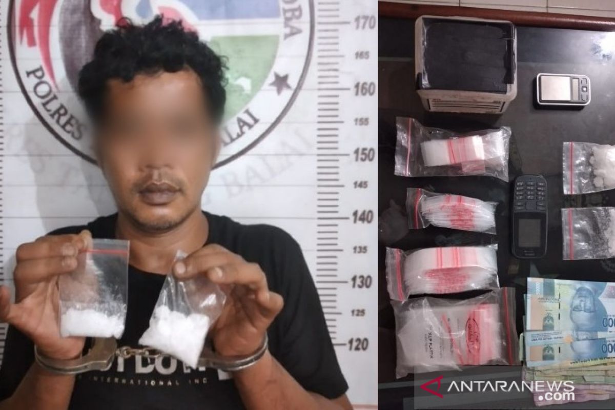 Polres Tanjungbalai tangkap pemilik 32,52 gram sabu