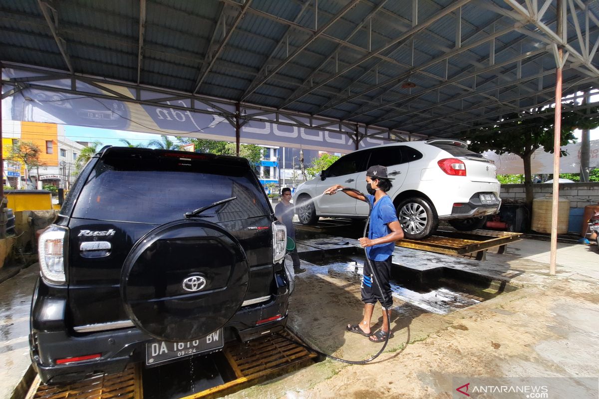 Paddock Fdn, tempat cuci mobil yang nyaman dan strategis di Banjarmasin