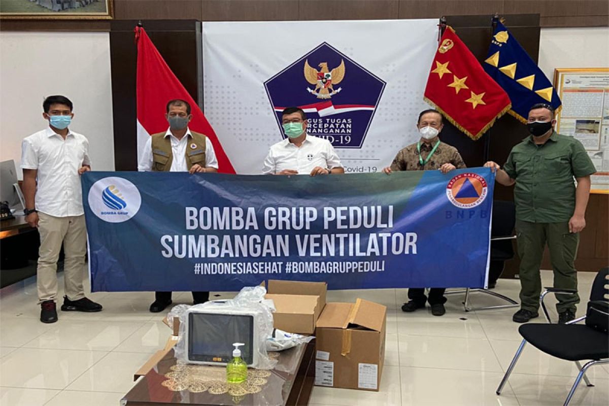 Bomba Group Peduli, Sumbang Ventilator Canggih Khusus Covid-19 Ke Gugus Tugas