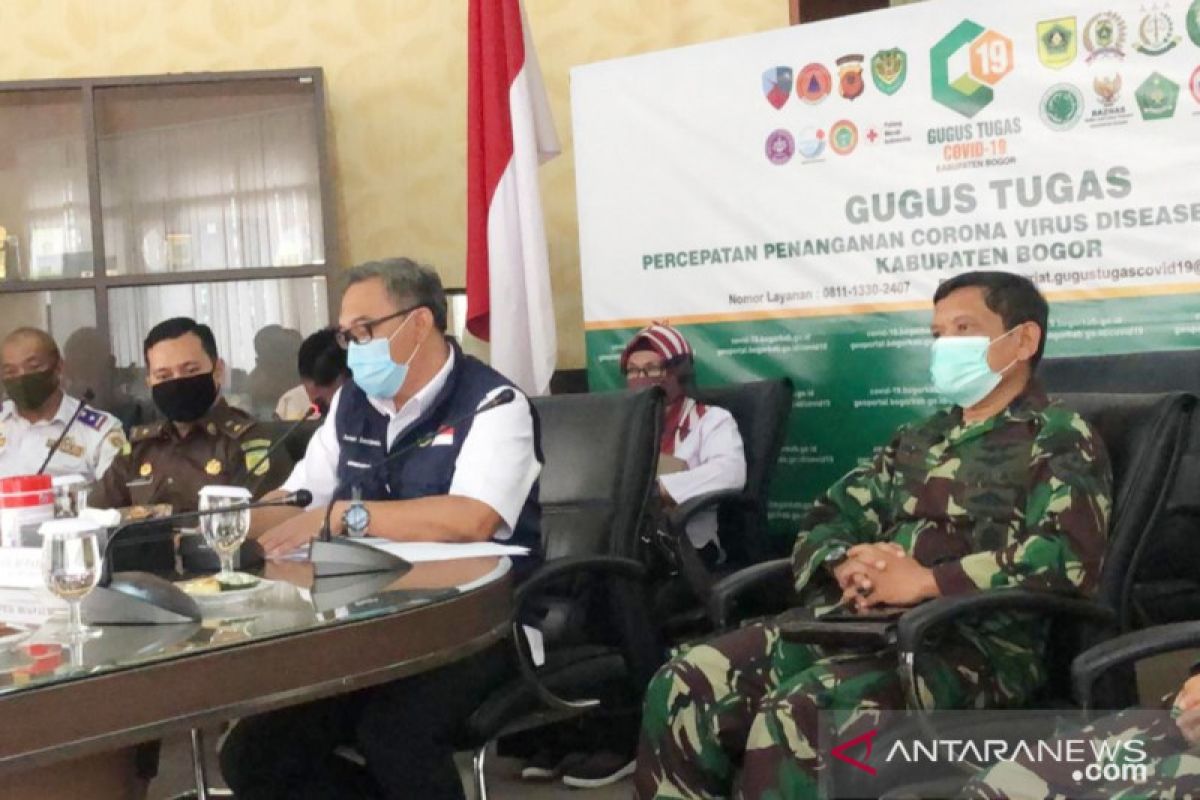 Berstatus zona kuning, Kabupaten Bogor perpanjang PSBB 14 hari