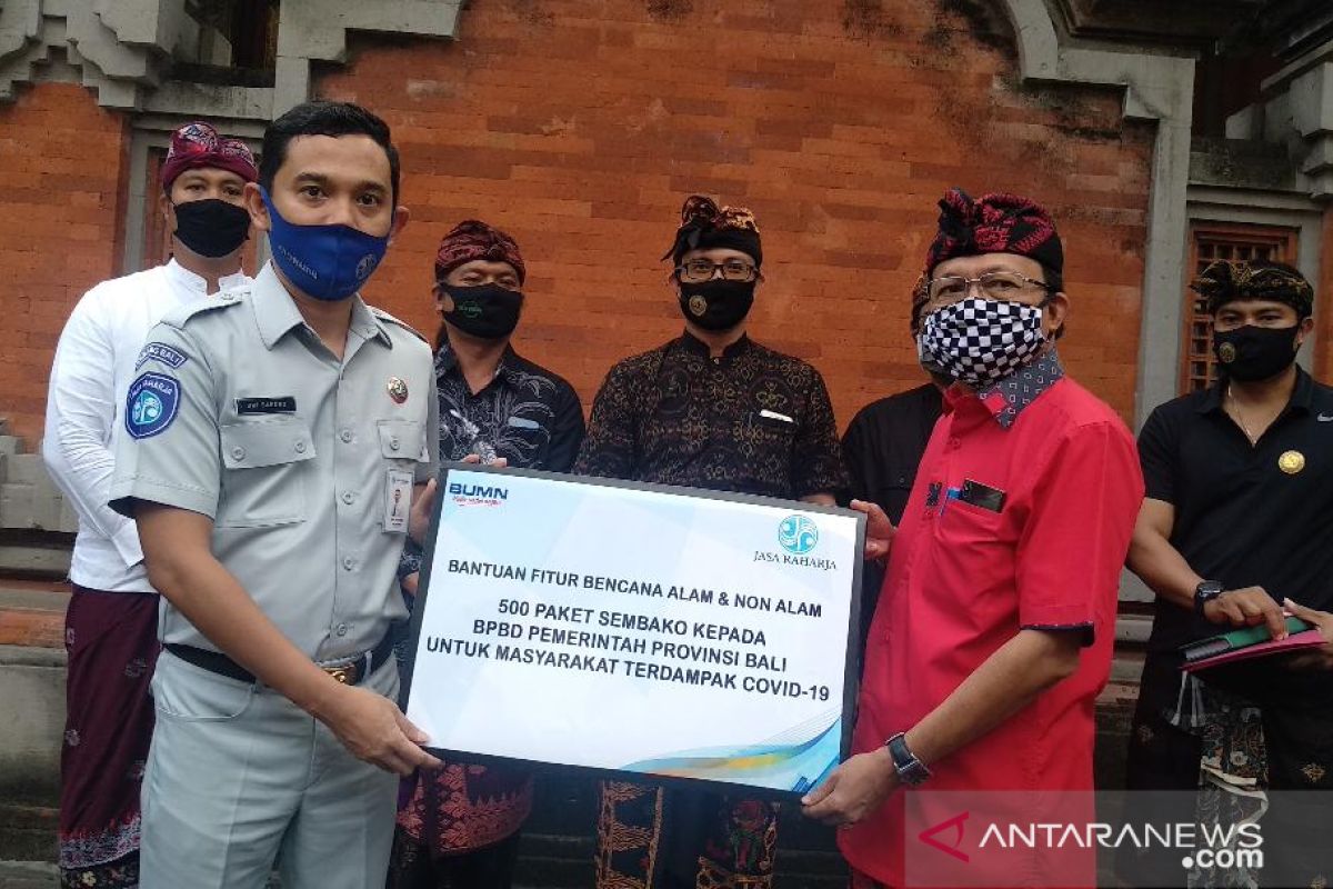 PT Jasa Raharja salurkan 500 paket bahan pokok untuk masyarakat Bali