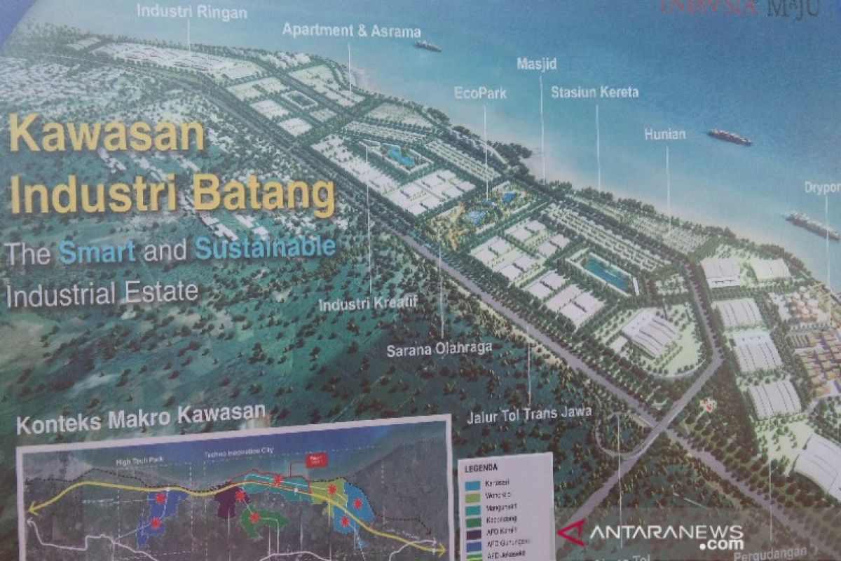 Rencana induk Kawasan industri Batang ditargetkan selesai pekan ini