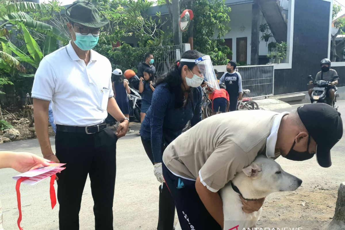 Badung lakukan vaksinasi rabies massal di Kuta Selatan