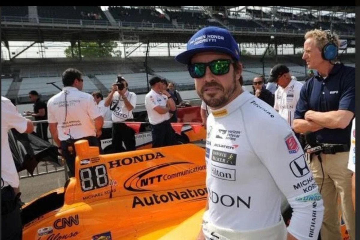 Alonso ungkap mobil baru McLaren untuk Indy 500 dan  incar Triple Crown