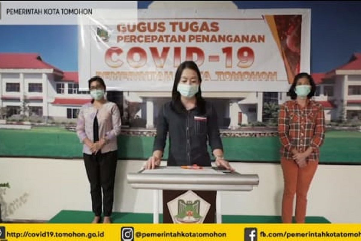 Akumulasi warga Kota Tomohon terjangkit COVID-19 capai 65 orang