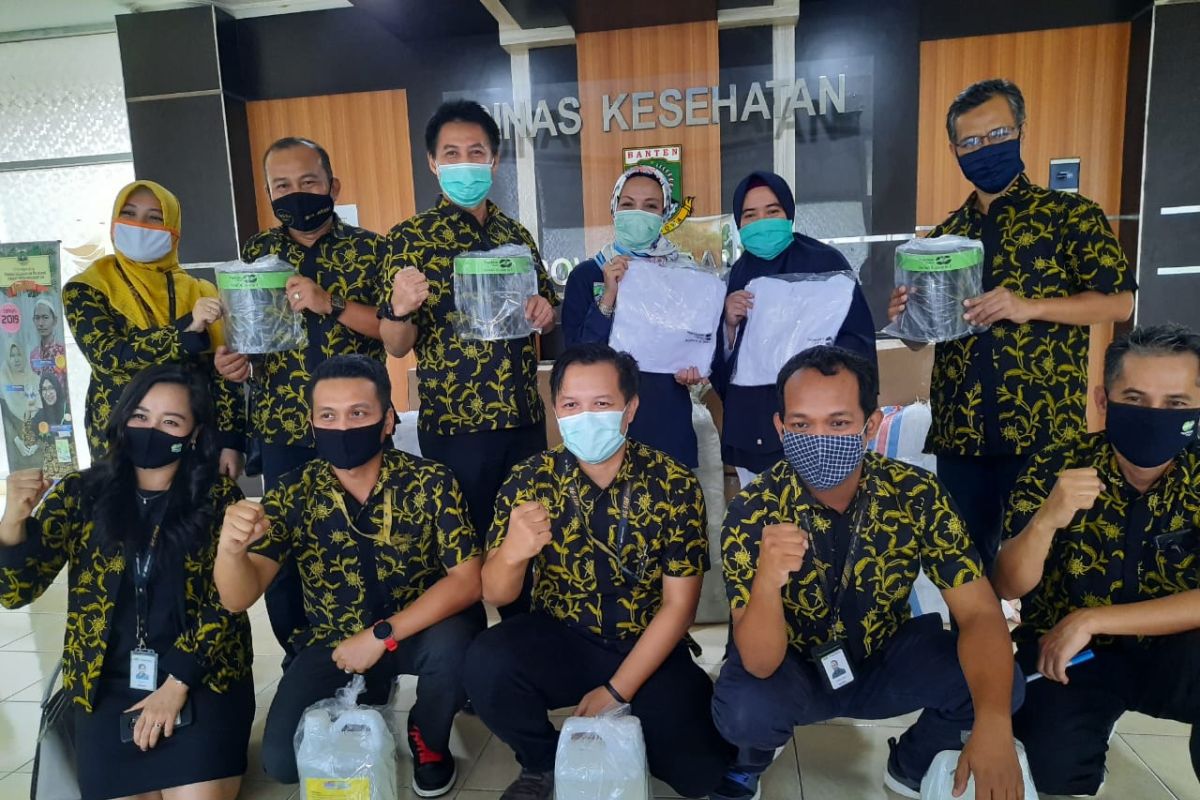 PT Pegadaian Kanwil IX Jakarta 2 Salurkan Bantuan ke Dinkes Banten .