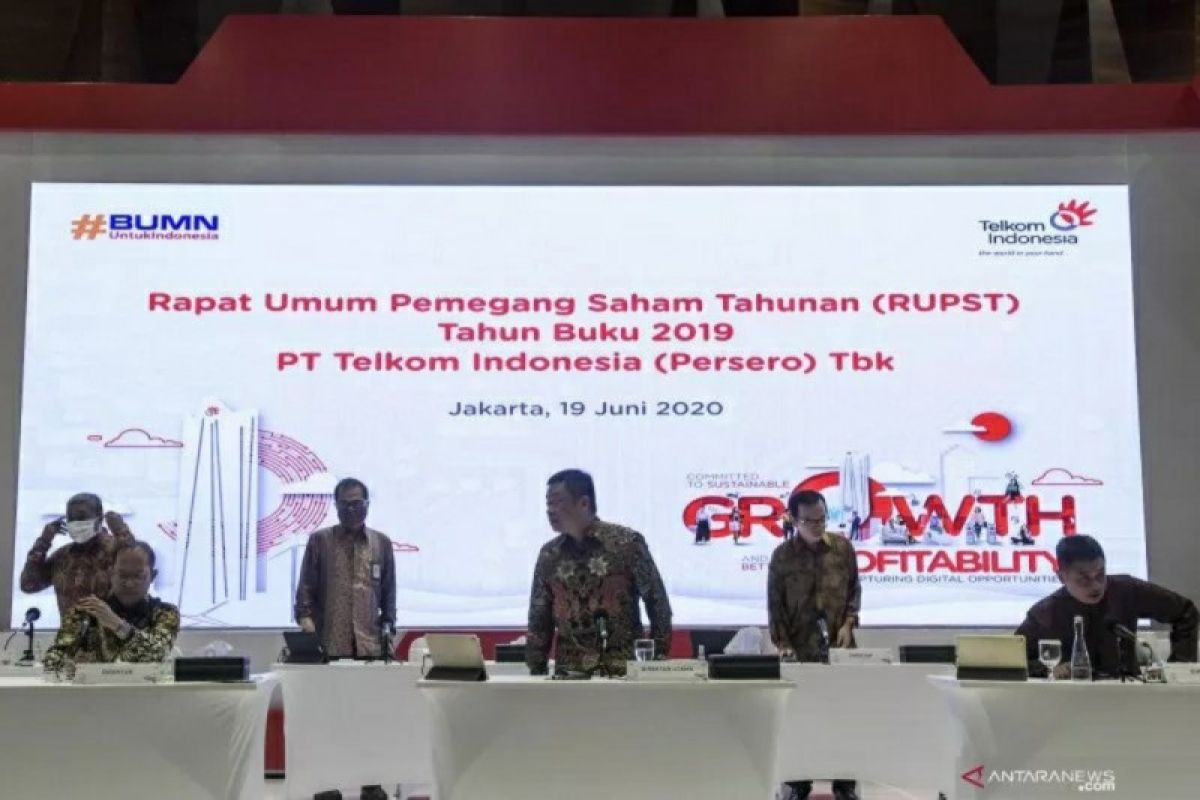 Laba bersih Telkom Rp5,86 triliun pada kuartal pertama 2020