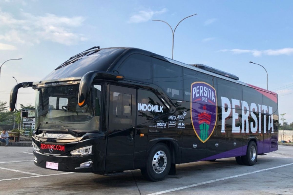 Persita Tangerang perkenalkan bus baru tim untuk arungi kompetisi