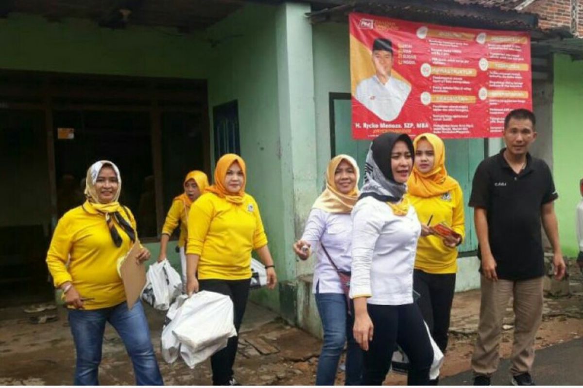 Golkar Bandarlampung terus kenalkan calon wali kota Rycko Menoza