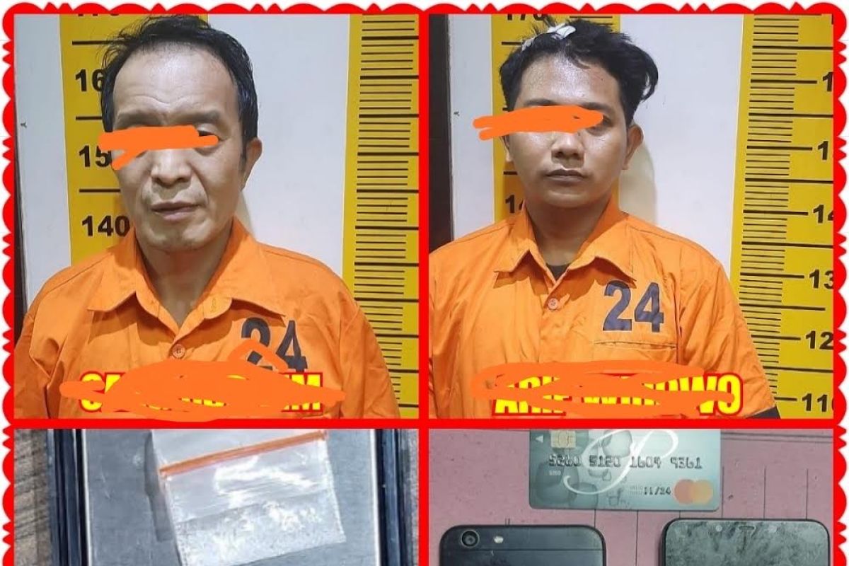 Seorang WNA asal Korea sedang pesta sabu-sabu diringkus polisi