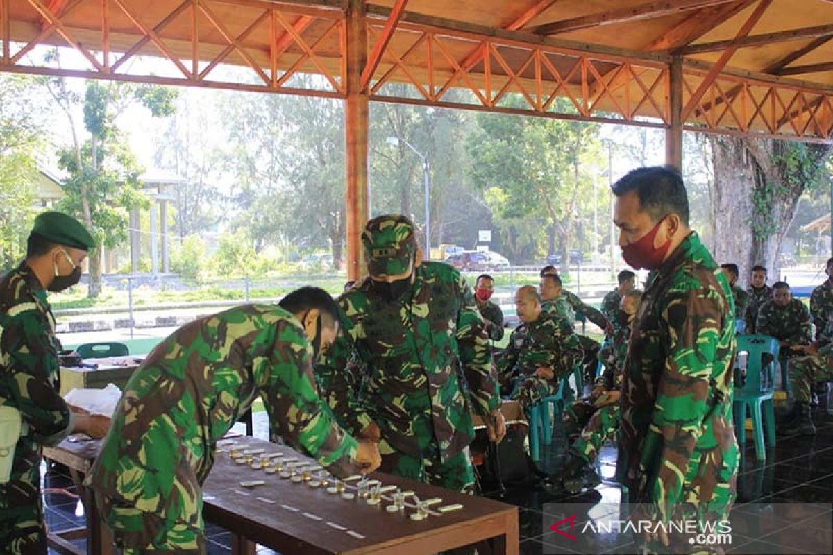 Prajurit Kodim 0114 Aceh Jaya dites urine mendadak, ini hasilnya