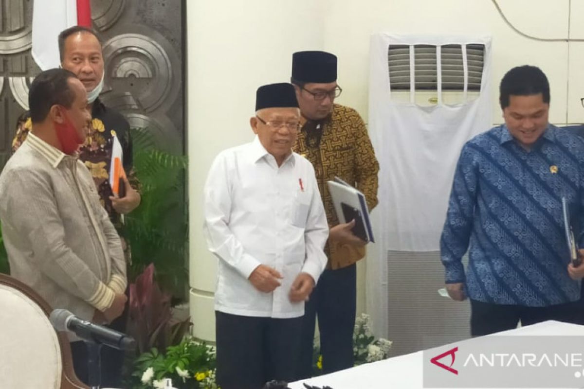 Wapres Ma'ruf Amin: Jabar berpotensi dikembangkan jadi kawasan industri halal