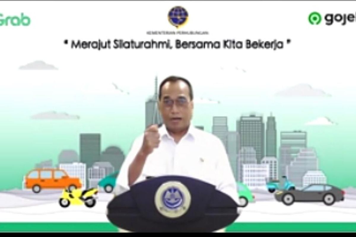 Menhub Budi Karya Sumadi minta aplikator dan pengemudi patuhi protokol kesehatan