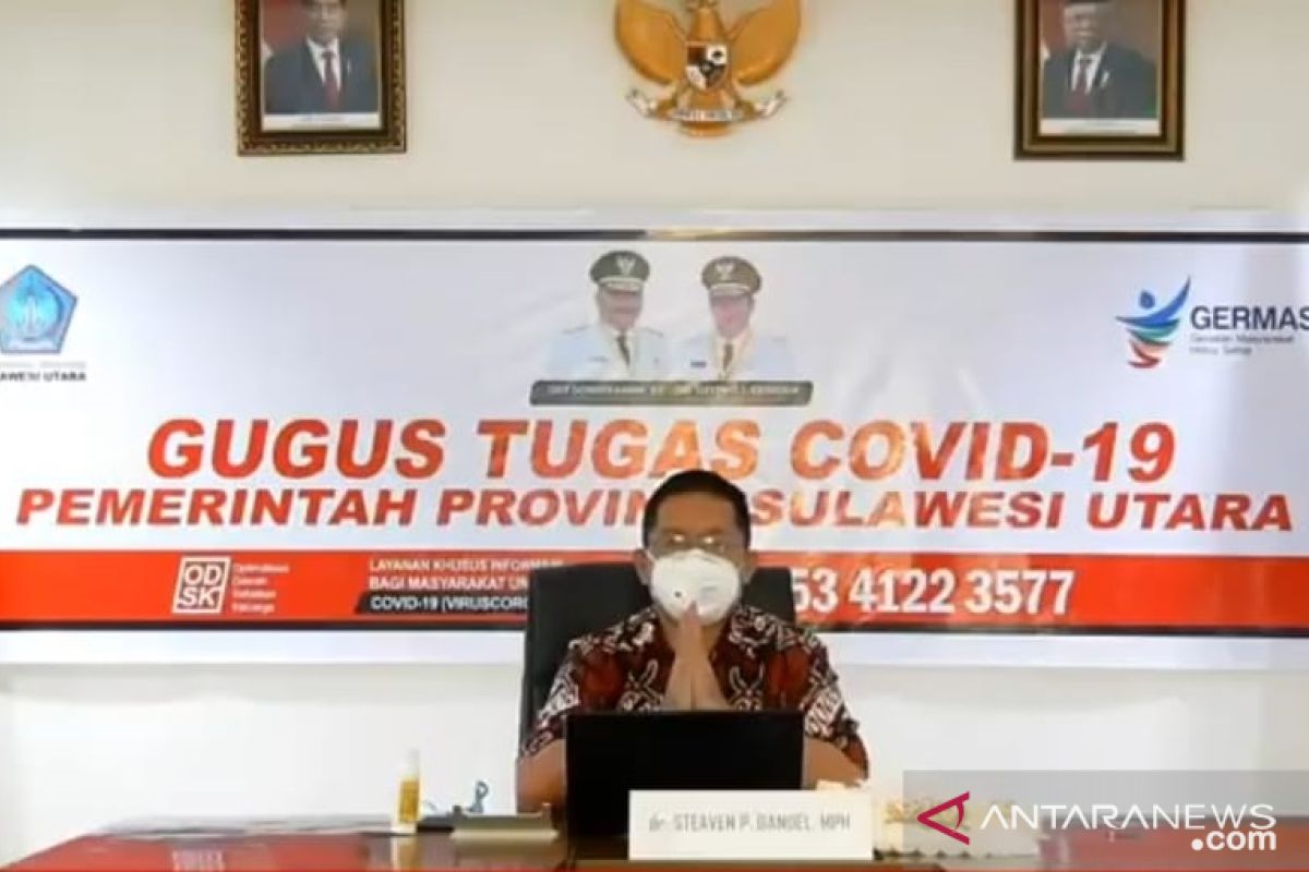 Kasus positif COVID-19 di Sulawesi Utara sudah capai 1.159 orang
