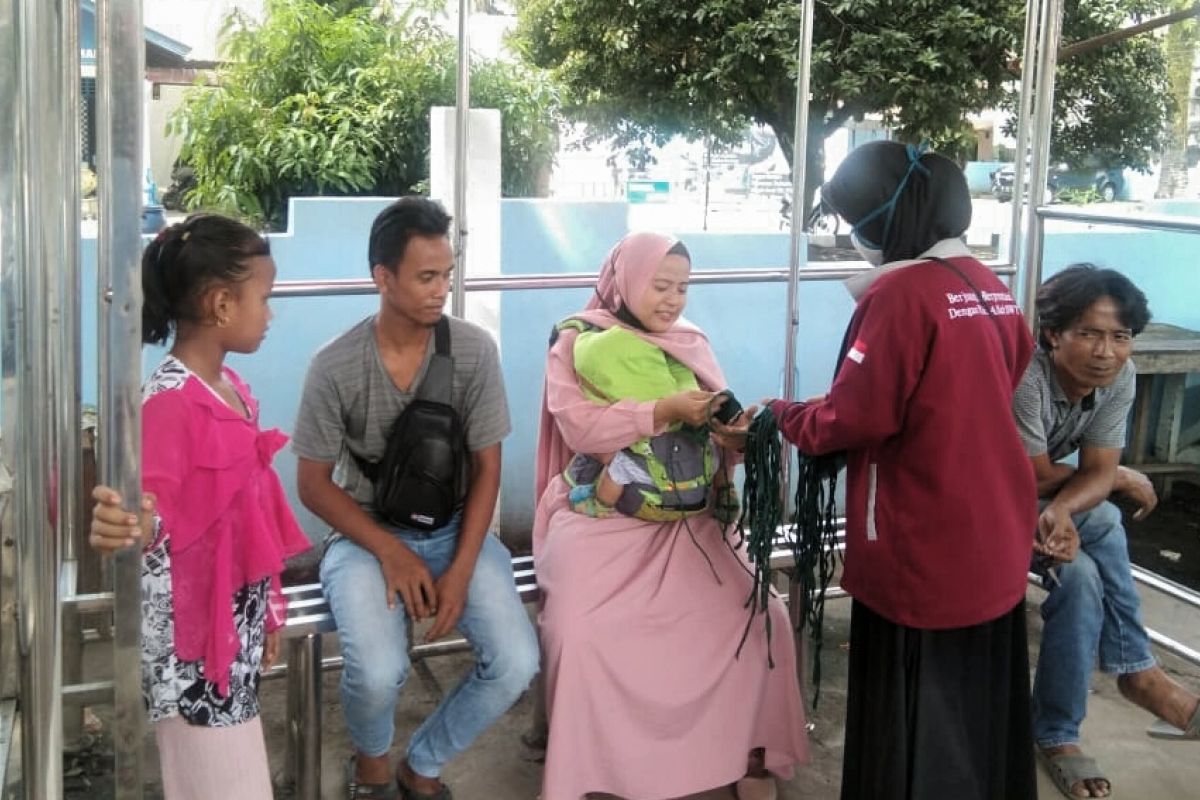 Kukerta, mahasiswa UNRI berikan edukasi cegah COVID-19 di Labura