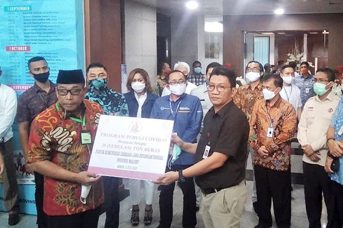Sejumlah pihak bantu penanganan pandemi COVID-19 di Maluku