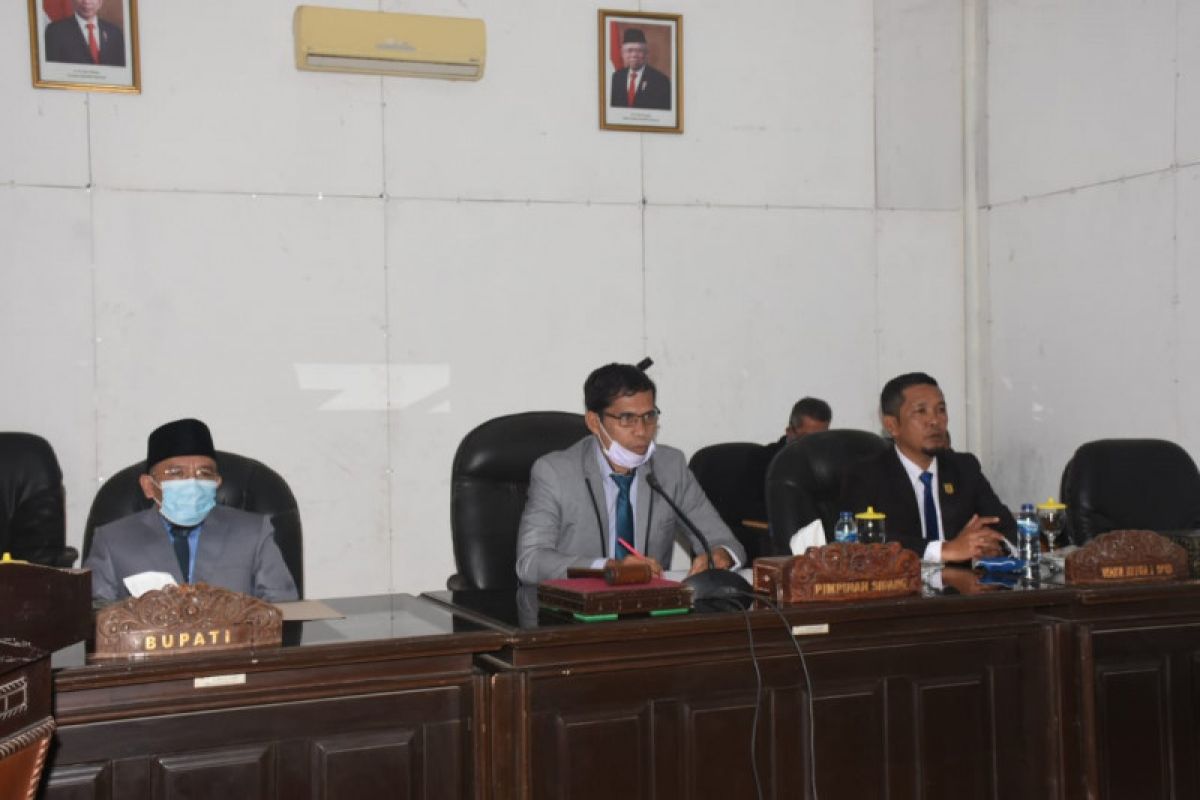 Bupati Lombok Utara sampaikan Raperda Pertanggungjawaban Pelaksanaan APBD 2019