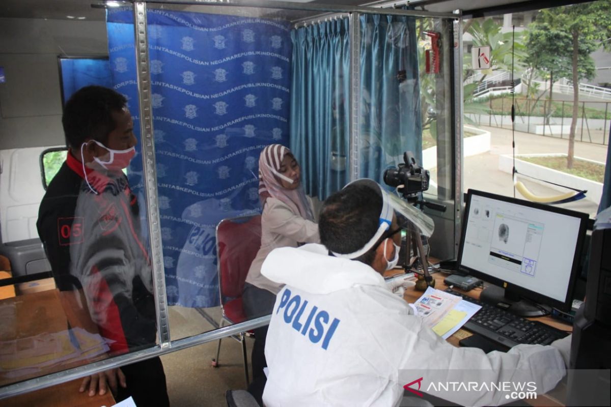 SIM Keliling sambangi lima lokasi di Jakarta pada Selasa