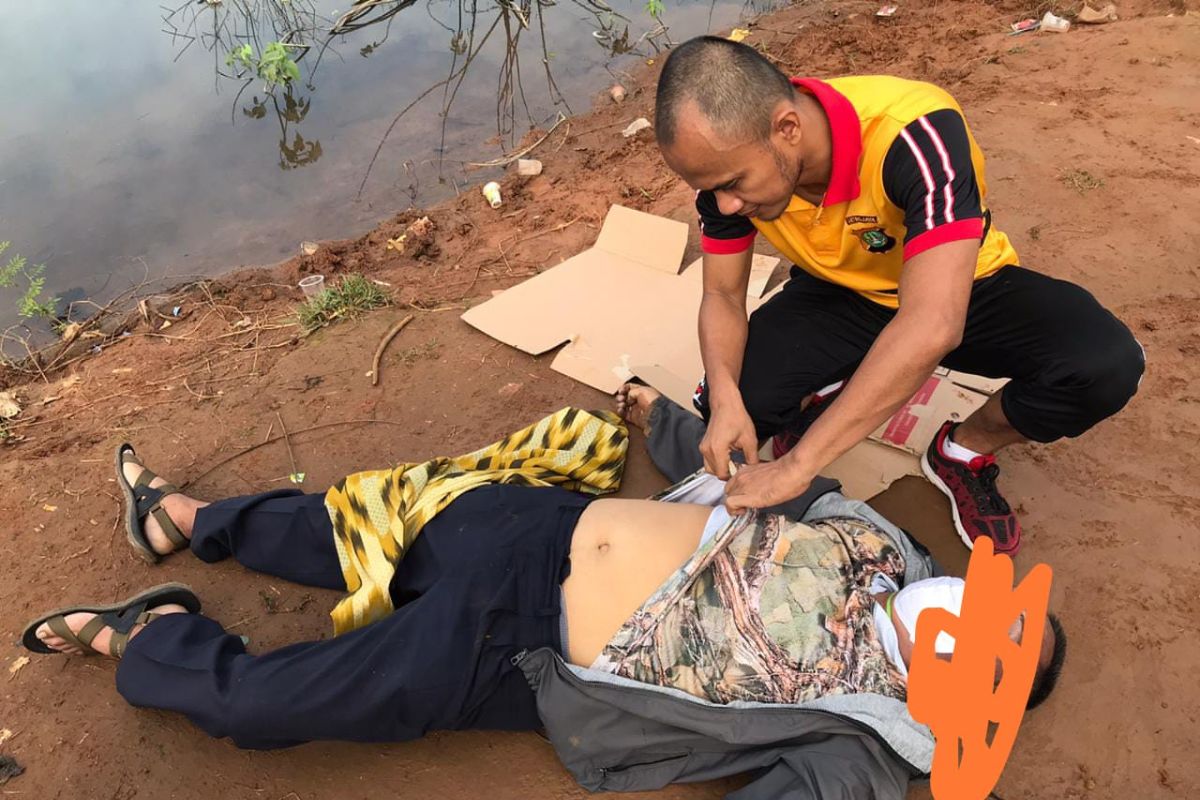 Sedang mancing, seorang pria alami kejang dan langsung meninggal