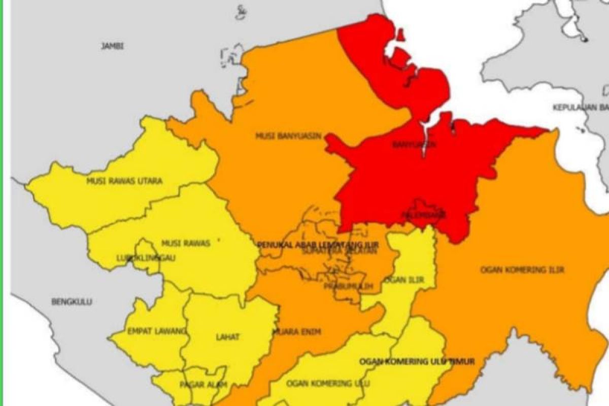 Kabupaten Banyuasin ikuti jejak Palembang kembali zona merah COVID-19