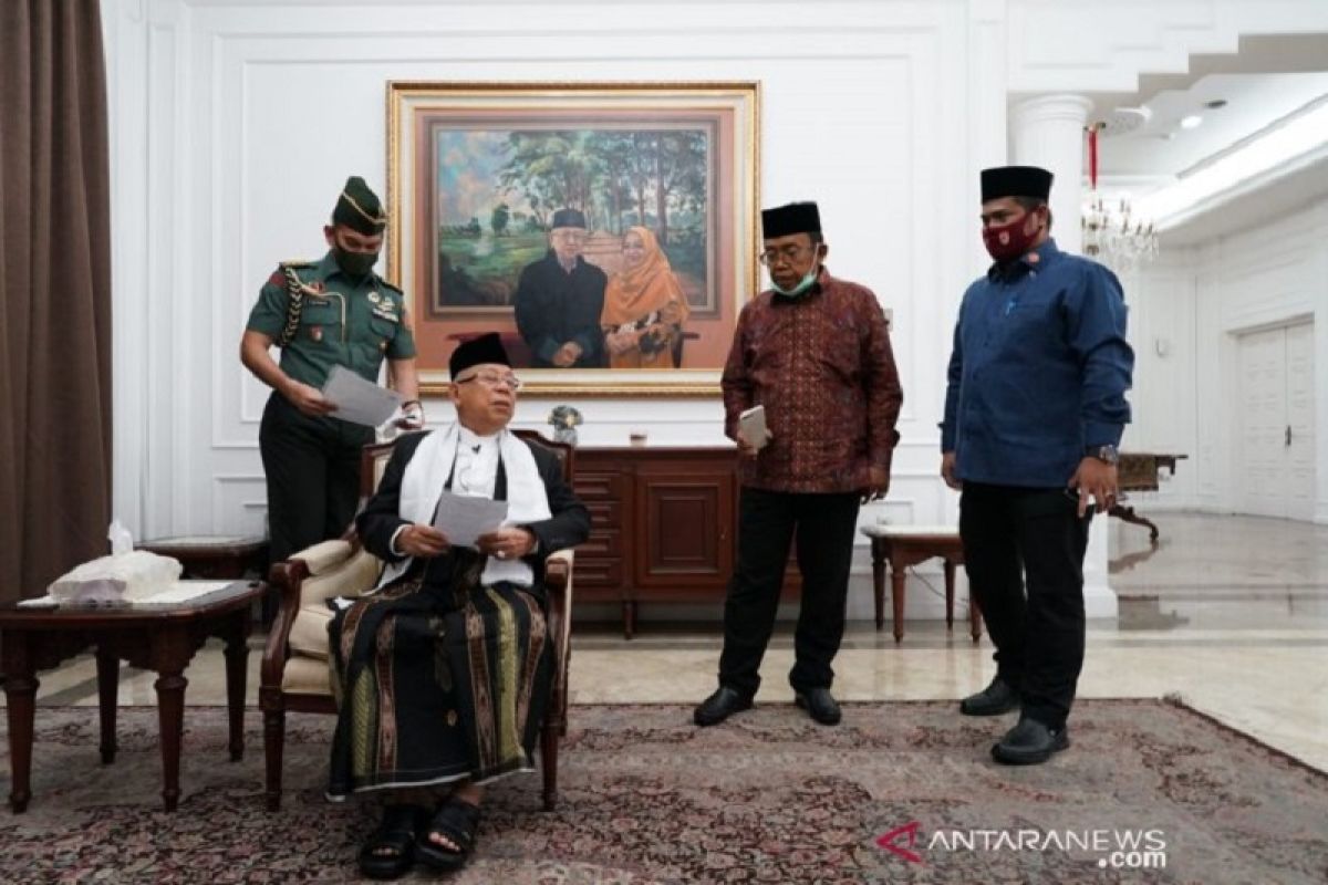 Ma'ruf Amin katakan keterpurukan ekonomi dialami juga di banyak negara