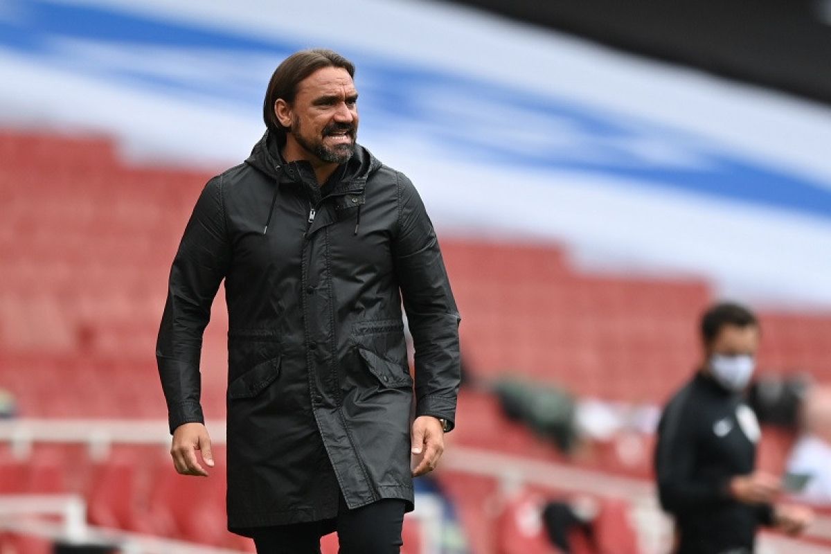 Daniel Farke minta Norwich bisa jaga gawang mereka dari Liverpool