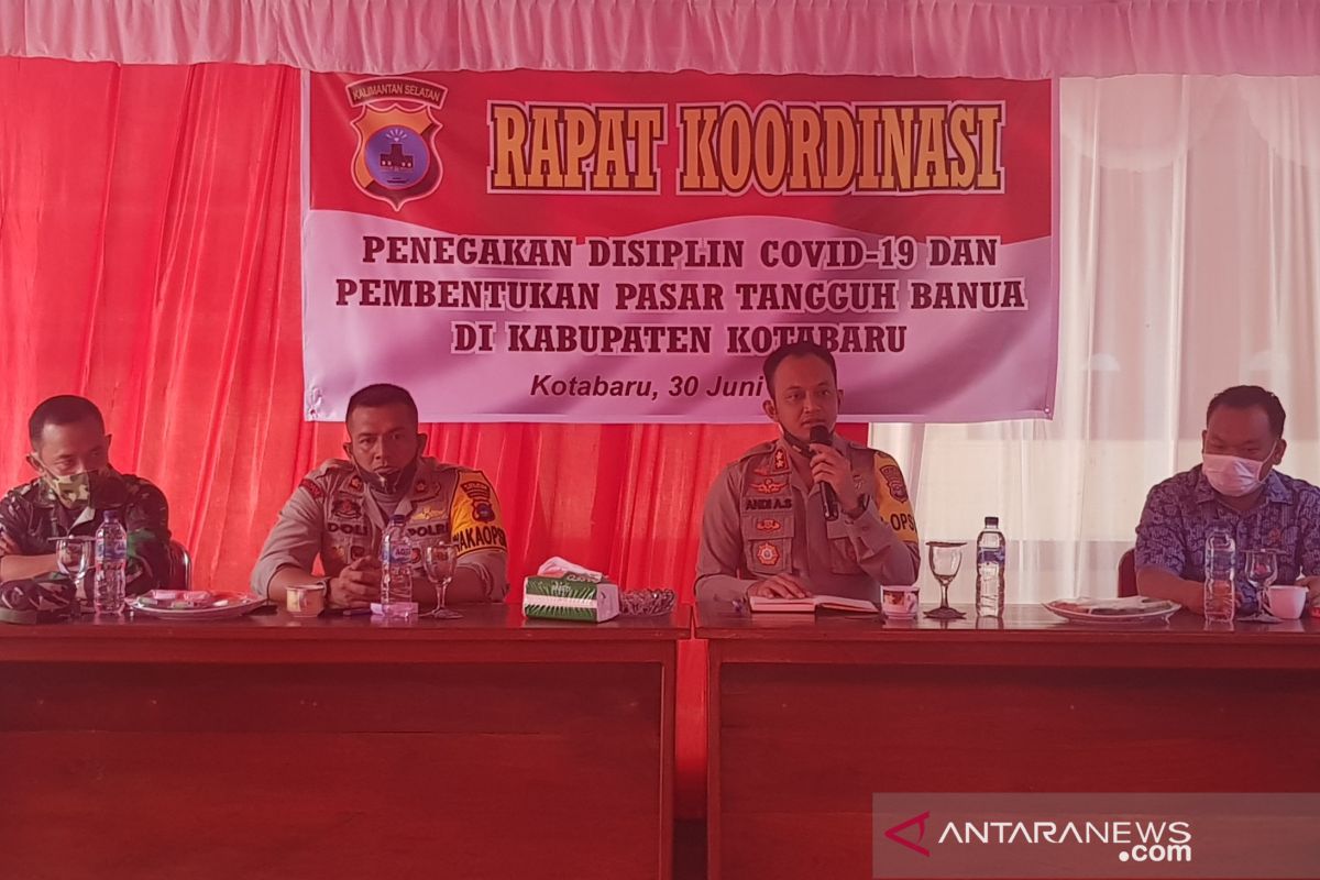 Polres Kotabaru bentuk Pasar Tangguh Banua