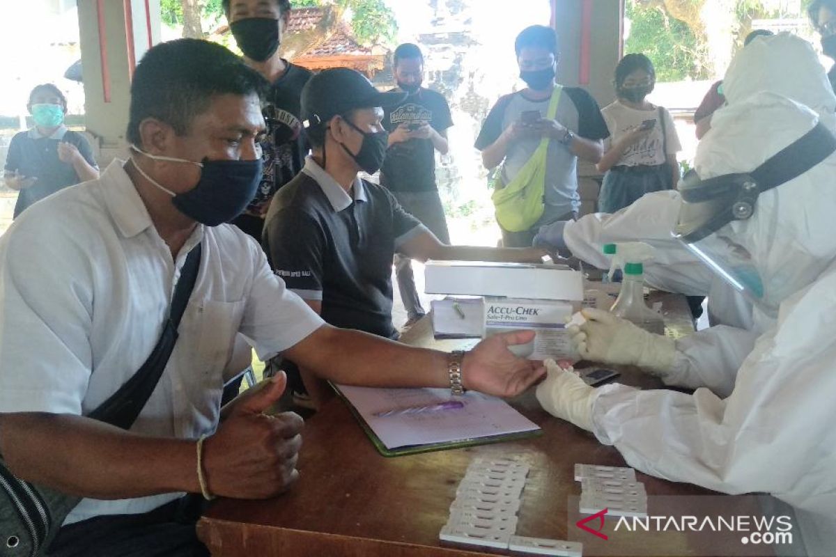 Diskominfos-Dinkes Bali fasilitasi rapid test puluhan wartawan