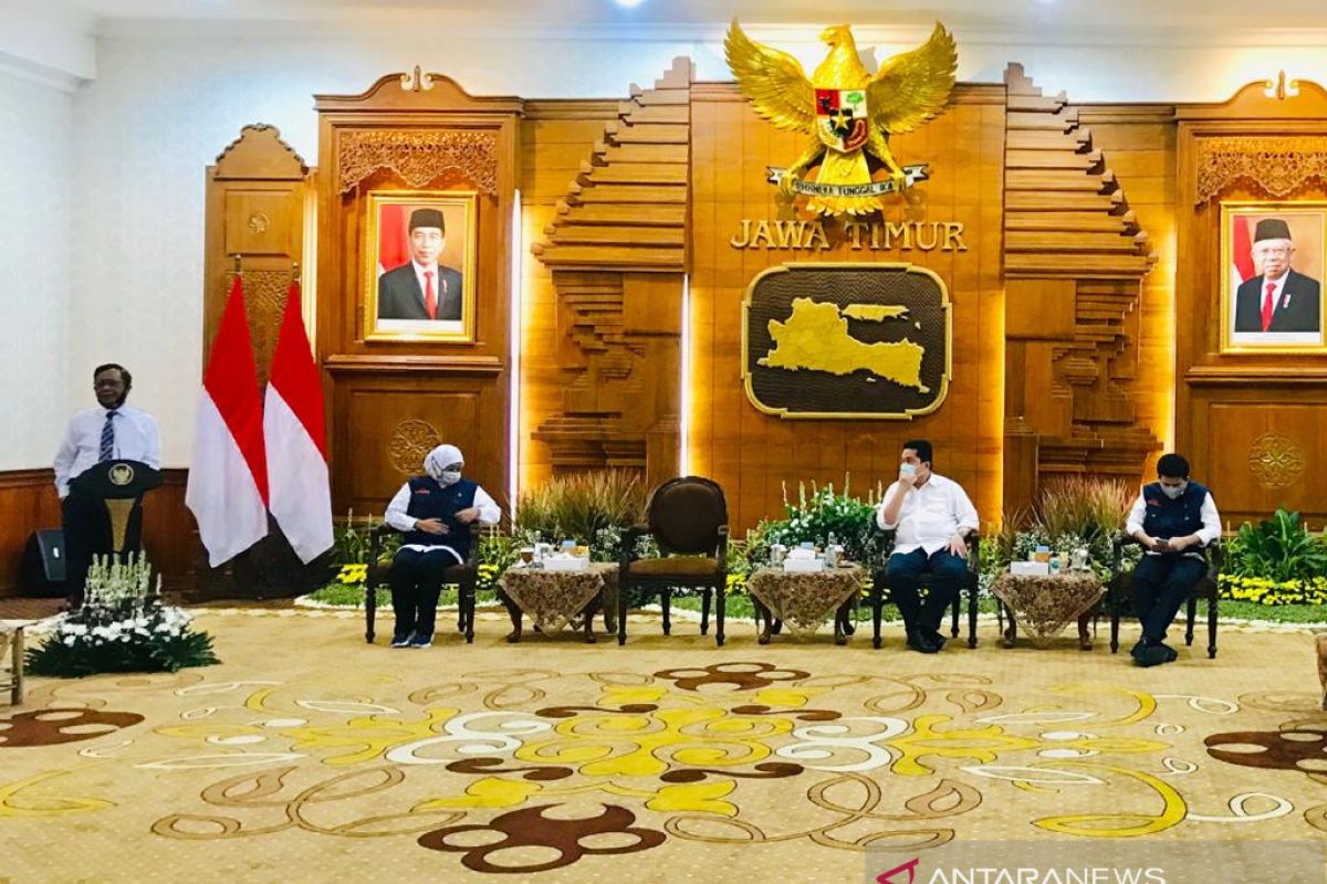 Menko Polhukam Mahfud MD tegaskan pemerintah pusat serius perhatikan Jawa Timur
