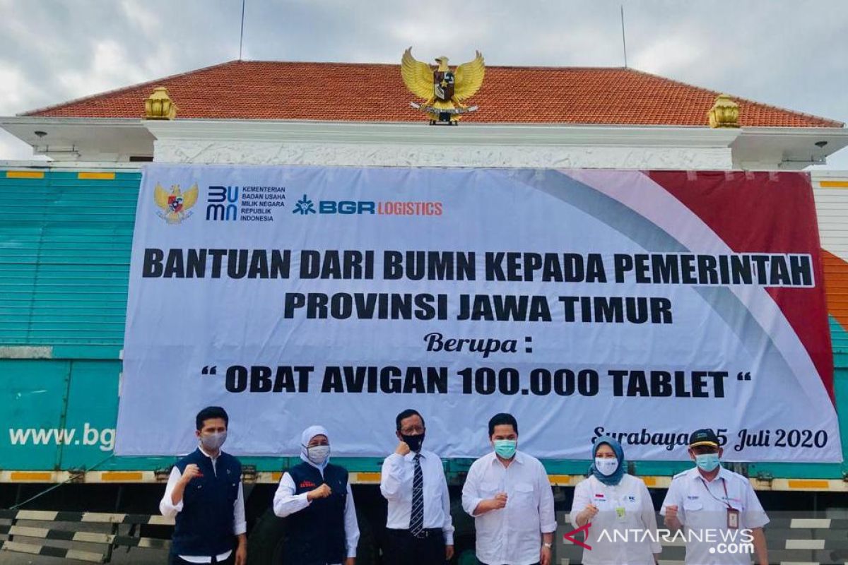 Menteri BUMN: Kondisi penyebaran COVID-19 Jatim perlu perhatian khusus